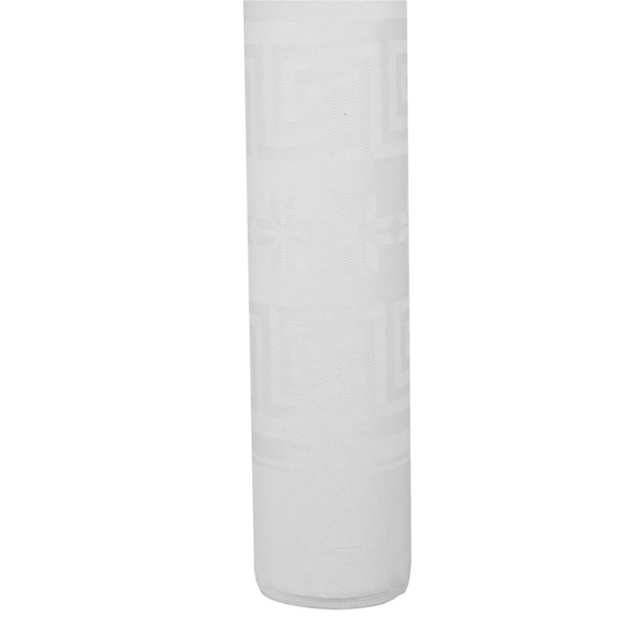 Papirduk hvit med mønster 1,2 x 8 meter